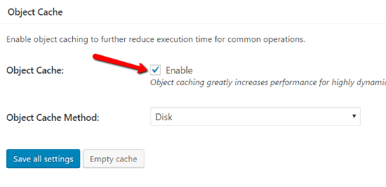 Object Cache How To Configure W3 Total Cache