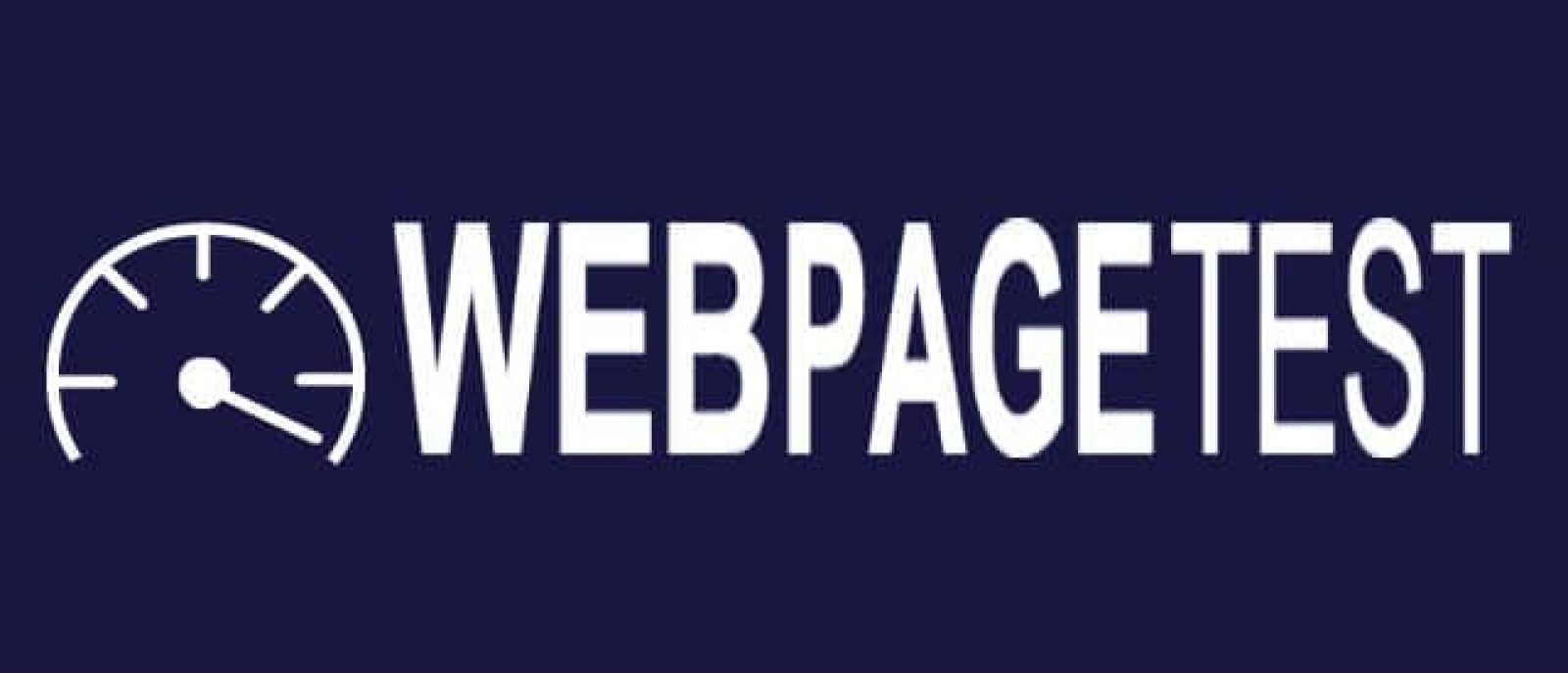 WebPageTest Speed Analysis Tool